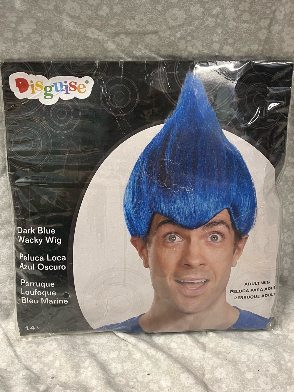 NEW Blue Wacky Wig